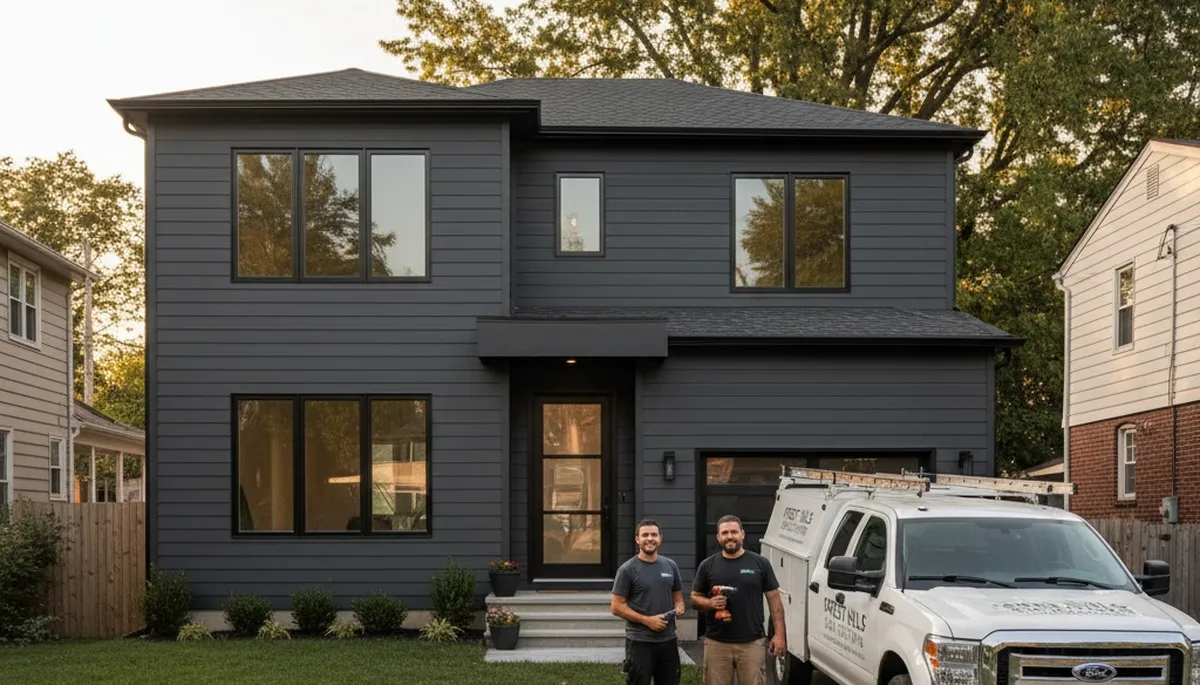 Professional vinyl siding installation on residential home exterior in Brooklyn, NY