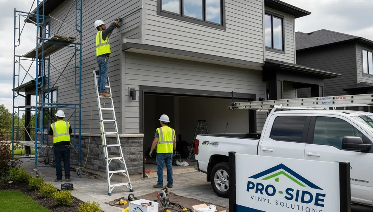 Professional vinyl siding installation on home exterior in Brooklyn, NY by Next Level Exteriors