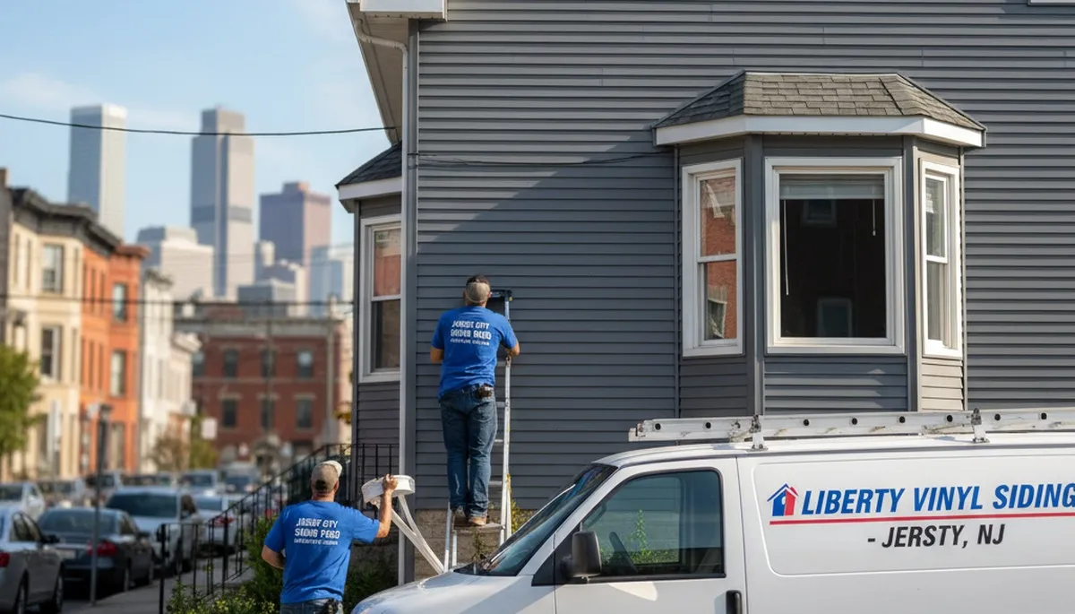 Professional vinyl siding installation on Brooklyn NY home exterior